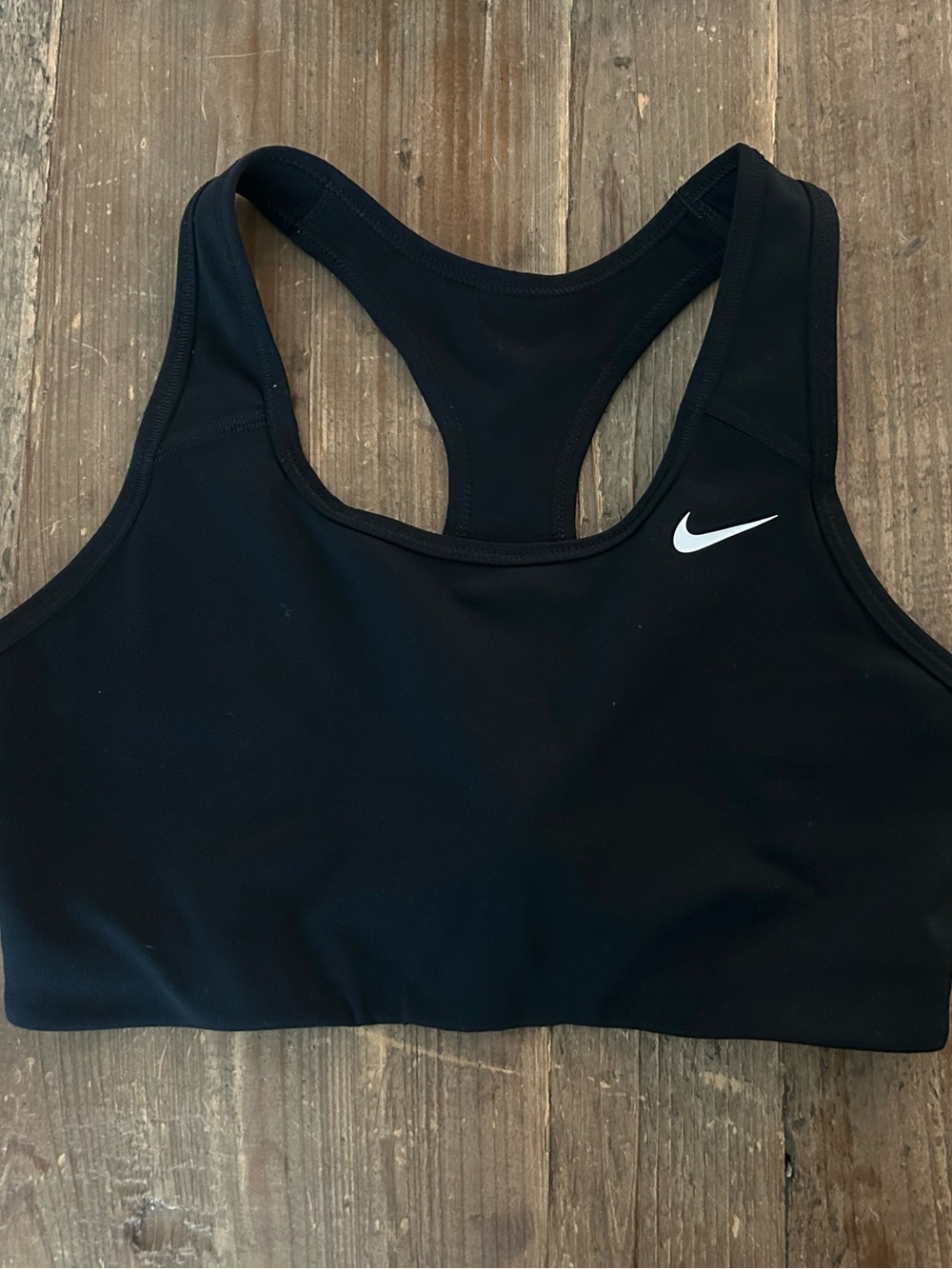 Nike Women's Black Racerback Sports Bra Medium